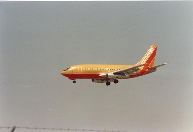 Boeing 737-200 — - Southwest 737 landing at LAX in the early 1980s