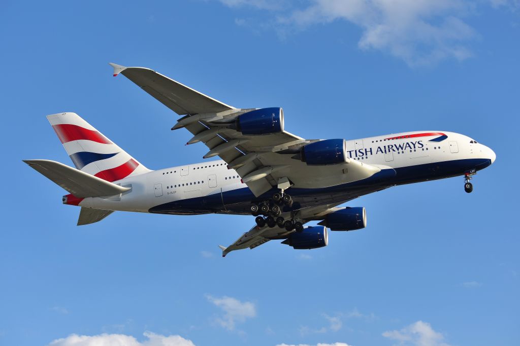 Airbus A380-800 (G-LXEF) - Last summer