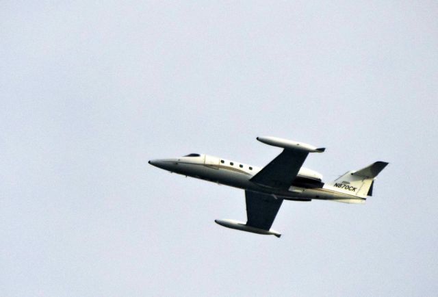 N870CK — - This Gates Learjet 35A is shown here passing over Sandy Hook NJ in the Autumn of 2015.