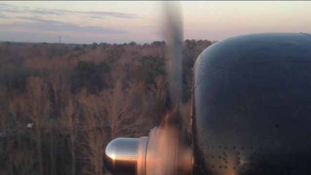 Beechcraft 18 (N214CR) - Flying right seat in the Beech 18 (aka. AT-11)