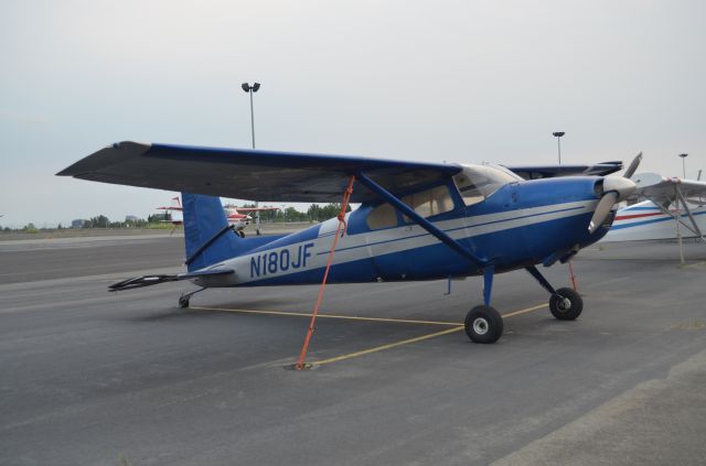 Cessna Skywagon 180 (N180JF) - Long term parking at Merrill Field