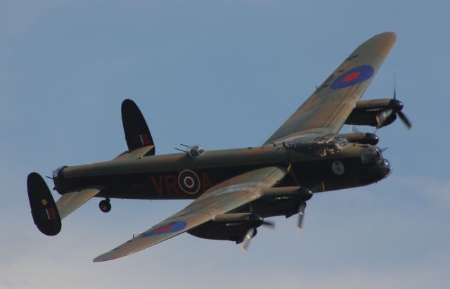 Avro 683 Lancaster (C-GVRA) - Canadian Warbird Heritage Museum’s Avro 683 Lancaster 10, in a flight pass at the 2010 World War II Weekend at the Mid Atlantic Air Museum.