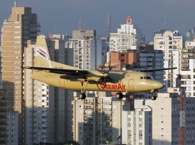 PR-OAB — - FOKKER F-50 - plane preparing to land at Congonhas