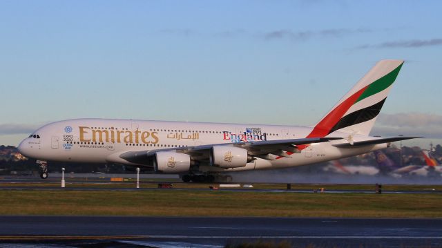 Airbus A380-800 (A6-EOF) - ENGLAND RUGBY 2015br /EXPO 2020