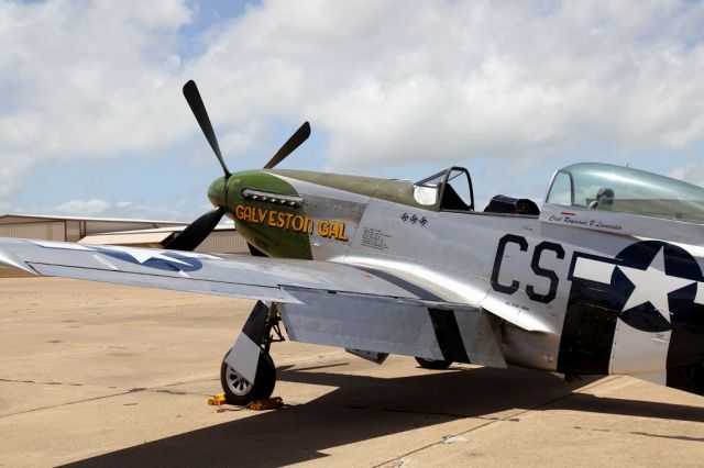 North American P-51 Mustang — - Galveston, TX  RIP " Galveston Gal"