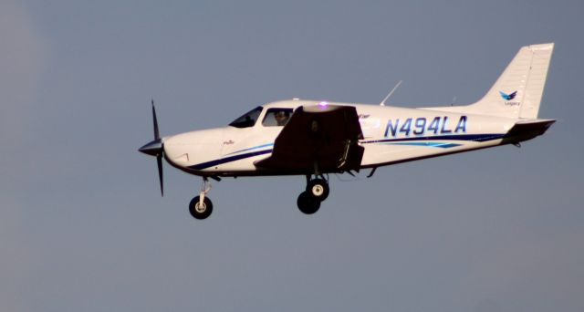 Piper Cherokee (N494LA) - On final is this brand new Piper Cherokee PA-28-181 Pilot 100i in the Autumn of 2021.