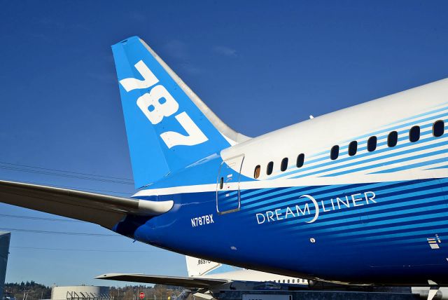 Boeing 787-8 (N787BX) - On display at Museum of Flight, Seattle