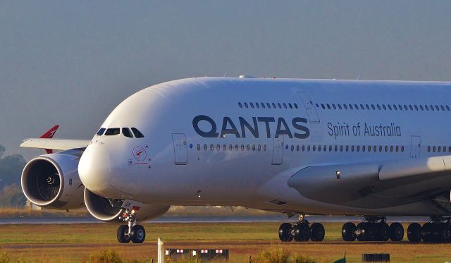 Airbus A380-800 (VH-OQK) - Recent diversion into Brisbane