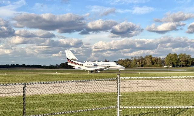 Cessna Citation Latitude (N674QS) - EJA674 taxing down Alpha, prior to departing for Albany, GA (KABY) via 27. 11/2/21.