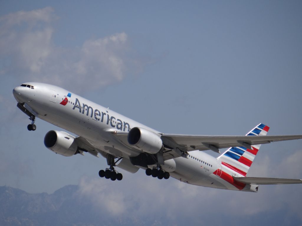 BOEING 777-300 (N752AN) - Los Angeles Airport March 2014. 3/30/14
