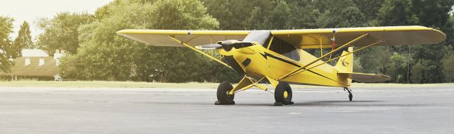 Piper L-21 Super Cub (N728TM) - Best looking plane on the ramp in my opinion. Picture was made with 3 25MP images, so if the owner of the plane would like the high resolution image Ill gladly email them the high resolution one. fleishelja@gmail.com