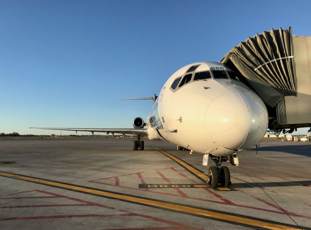 McDonnell Douglas MD-83 (N886GA) - The last scheduled MD-80 to IDA.