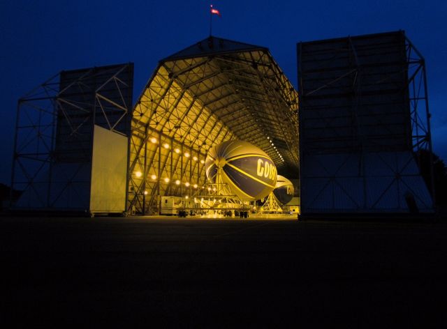 Unknown/Generic Airship (N3A) - N3A and N2A are seen inside of the hangar at Wingfoot Lake in Suffield, Ohio.