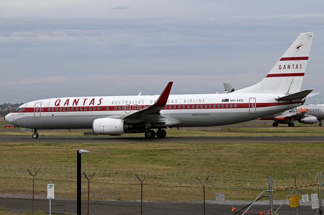 Boeing 737-800 (VH-VXQ) - on 2 December 2017