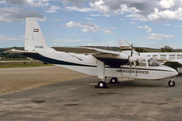 ROMAERO Islander (VH-OBL) - BRITTEN NORMAN BN-2A-20 ISLANDER - REG : VH-OBL (CN 2035) - PARAFIELD AIRPORT ADELAIDE SA. AUSTRALIA - YPPF 20/8/1995