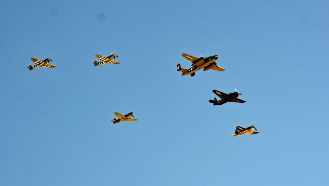 BOEING 777-300ER (UNK) - TEXAS FLYING LEGENDS at Nellis AFB airshow.