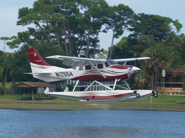 Cessna 206 Stationair (N12554) - In Flight, Lantana, FL