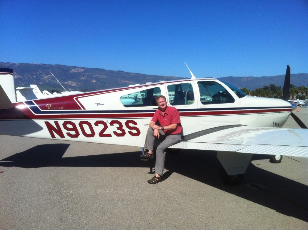 Beechcraft 35 Bonanza (N9023S) - Santa Barbara Sunshine