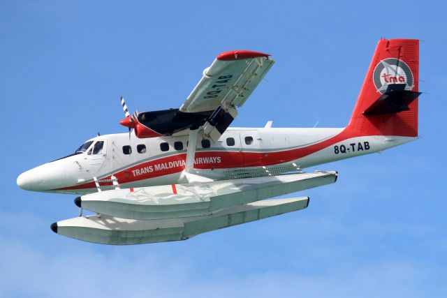 De Havilland Canada Twin Otter (8Q-TAB) - On short finals at Kanifushi Island on 5-Jan-24 arriving from VRMM.