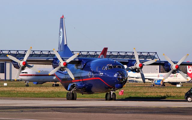 Antonov An-12 (UR-CNT) - ukraine air alliance an-12bk ur-cnt at shannon 1/2/19.