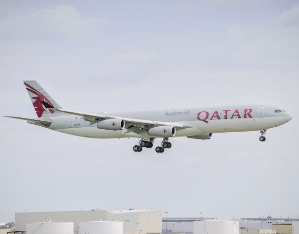 Airbus A340-300 (A7-AAH) - A7-AAH, Qatar Amiri 340-300 landing at DTW from Stewart. br /br /9/16/2023