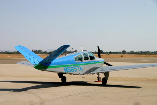 Beechcraft Bonanza (36) (N5657K) - KRDD - N5657K on the ramp at Redding,CA