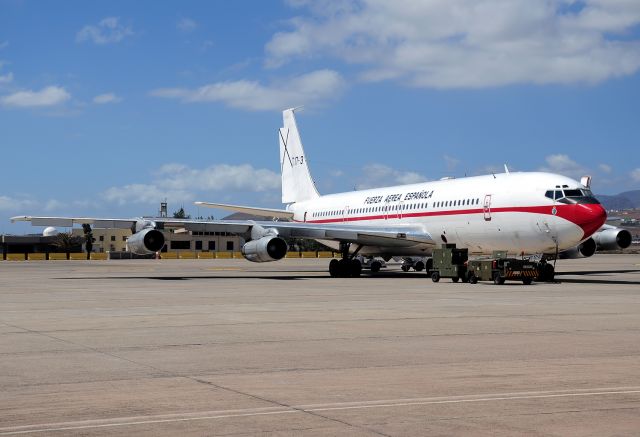 Boeing 707-300 (T173) - Last visit to Gran Canaria before its retirement. T.17-3