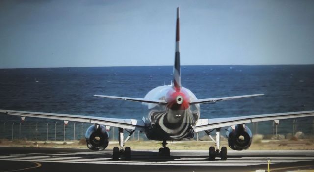 Airbus A320 (G-MEDK) - Lanzarote Airport, Arrecife Airport in the Canary Islands.