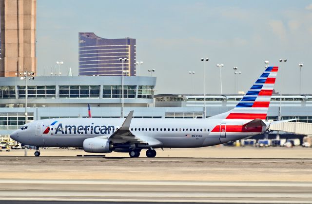 Boeing 737-800 (N933NN) - N933NN American Airlines Boeing 737-823 - cn 31173 / ln 4540br /br /First Flight - July 9, 2013br /br /McCarran International Airport (KLAS)br /Las Vegas, Nevadabr /TDelCorobr /August 15, 2013