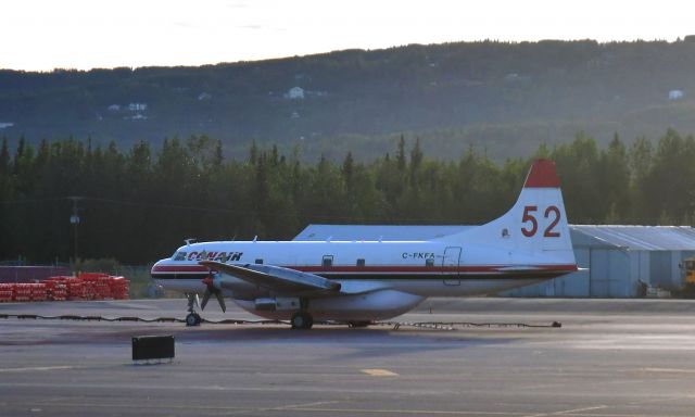 CONVAIR CV-580 (C-FKFA) - Conair Aviation Convair CV-580 C-FKFA in Fairbanks