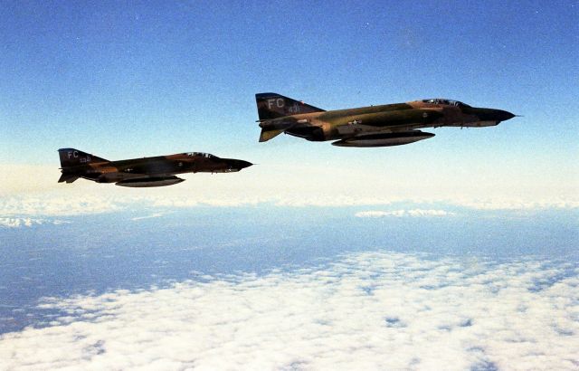 — — - 43rd TFS Phantoms over Cook Inlet