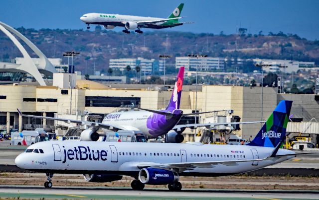 Airbus A321 (N979JT) - N979JT JetBlue Airways Airbus A321-231 s/n 7627 "Eeny Minty Miney Mo" - Los Angeles International Airport (IATA: LAX, ICAO: KLAX, FAA LID: LAX)br /Photo: TDelCorobr /September 3, 2017