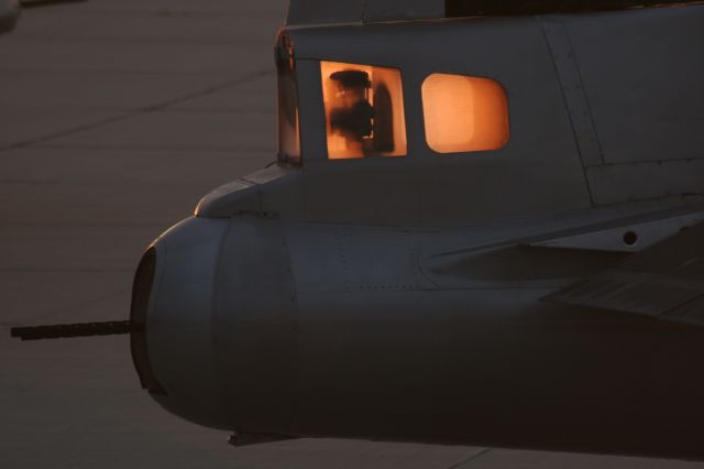 Boeing B-29 Superfortress (NX529B) - Morning Sun and Condensation accumulate on Rear Gunner's Compartment of Fifi.