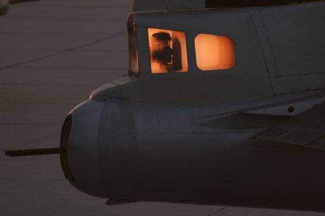 Boeing B-29 Superfortress (NX529B) - Morning Sun and Condensation accumulate on Rear Gunner's Compartment of Fifi.