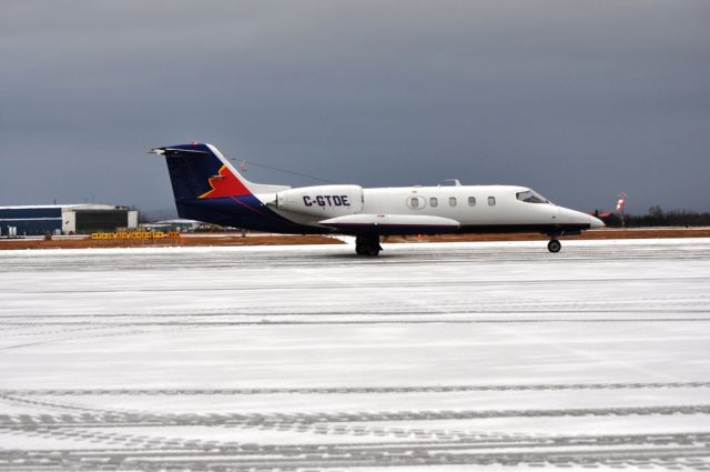 Learjet 35 (C-GTDE) - parking at was