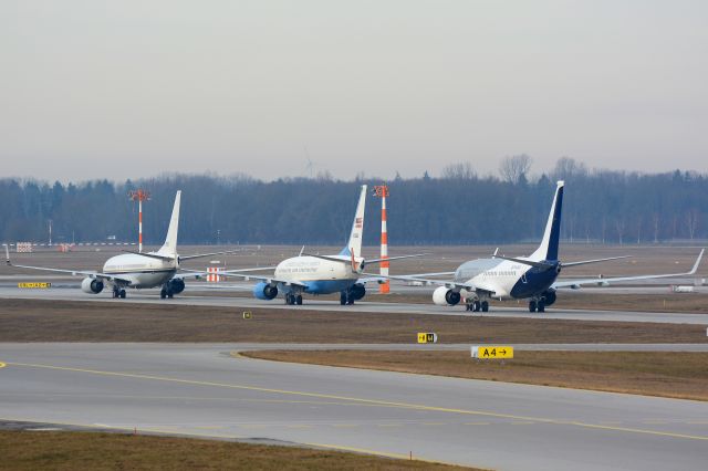 Boeing 737-700 (PH-GOV) - Parking row at the MSC 2020 in MUC