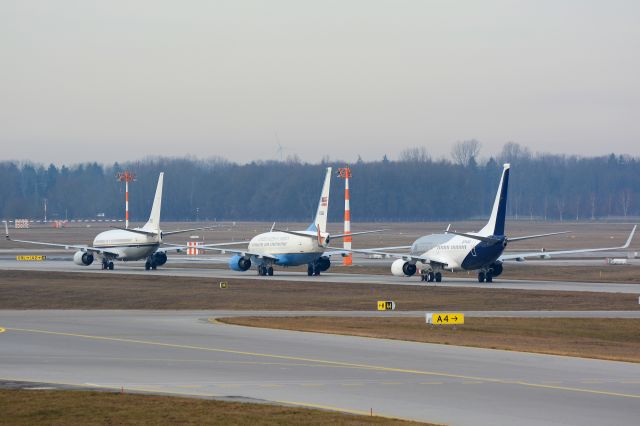 Boeing 737-700 (PH-GOV) - Parking row at the MSC 2020 in MUC