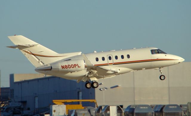 Hawker 800 (N800PL) - Landing 21, San Antonio