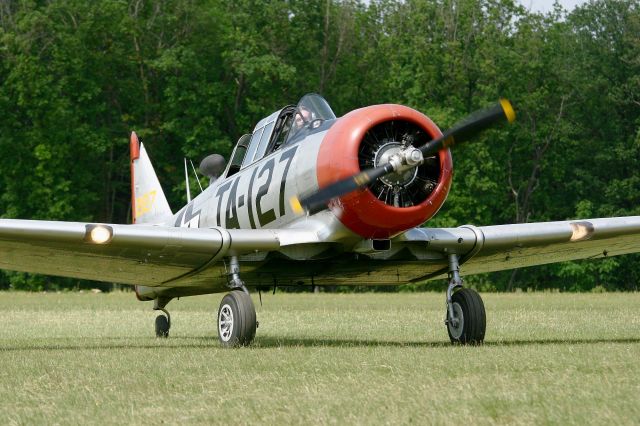 North American T-6 Texan (F-AZBE) - North American T-6C Texan, La Ferté-Alais Airfield (LFFQ) Air Show (Le Temps Des Hélices) in may 2012