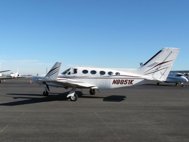 Cessna Chancellor (N8851K) - Pressurized. Note the winglets.