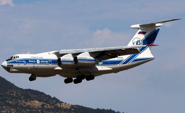 Ilyushin Il-76 (RA-76503) - Arriving at Rogue Valley International–Medford Airport from JFK International.