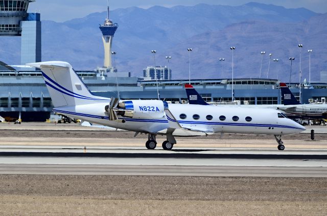 Gulfstream Aerospace Gulfstream IV (N822A) - N822A Gulfstream Aerospace G-IV Gulfstream IV-SP (cn 1447)br /br /McCarran International Airport (KLAS)br /Las Vegas, Nevadabr /TDelCorobr /August 22, 2013