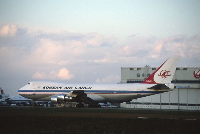 Boeing 747-200 (HL7459) - Departure at Narita Intl Airport Rwy34 on 1986/10/19