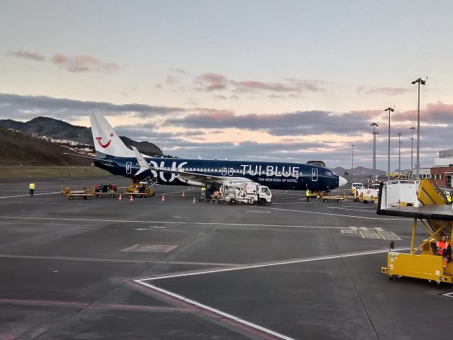 Boeing 737-800 (D-ATUD) - TUIfly B737-8K5(WL) cn34685 on appron LPMA 10 dec 2019; livery Tui Blue.