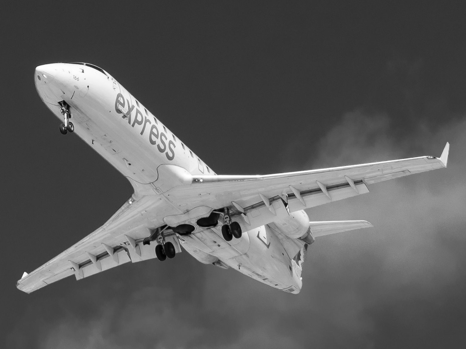 Canadair Regional Jet CRJ-200 (C-FZJA) - A Jazz Air CRJ-200 on final for Montreal.