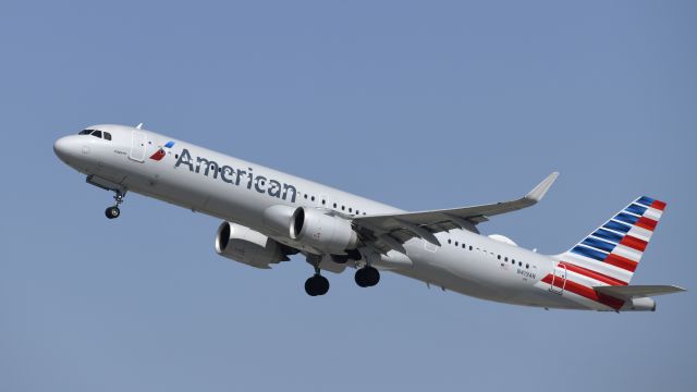 Airbus A321neo (N419AN) - Departing LAX on 25R