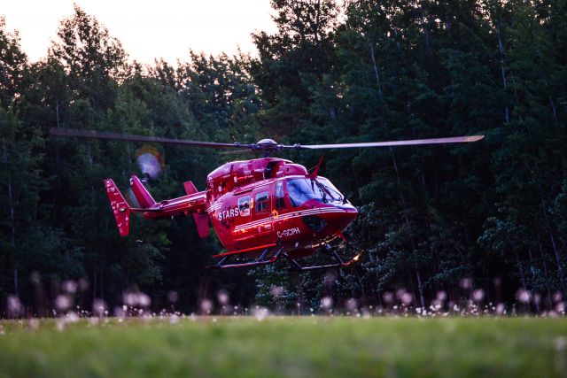 NUSANTARA NBK-117 (C-GCPH) - At a scene call in the County of Grande Prairire, AB