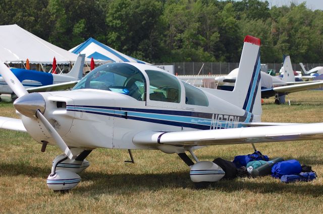 Grumman AA-5 Tiger (N676W) - Parked at the North 40 at Oshkosh on 25 July 2012.