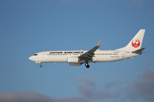 Boeing 737-800 (JA345J) - January 01, 2024:HND-HKD.