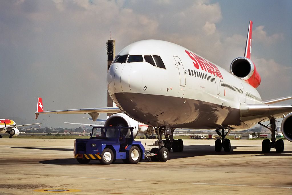 Boeing MD-11 (HB-IWO) - Scanned Picture